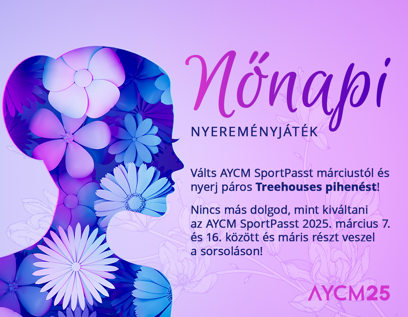 AYCM Nőnapi nyereményjáték